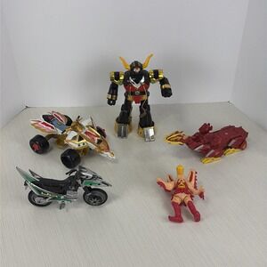 Vintage Power Rangers Lot of Vehicles, Figure 1990's Saban Toys 5 toys